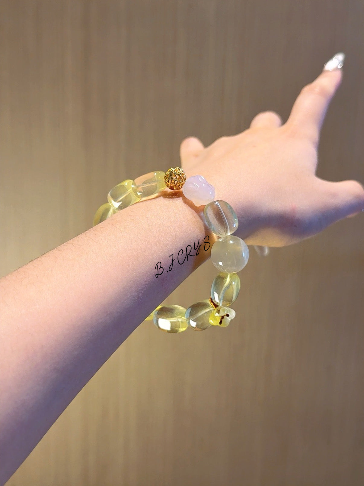 Freeform Citrine Bracelet