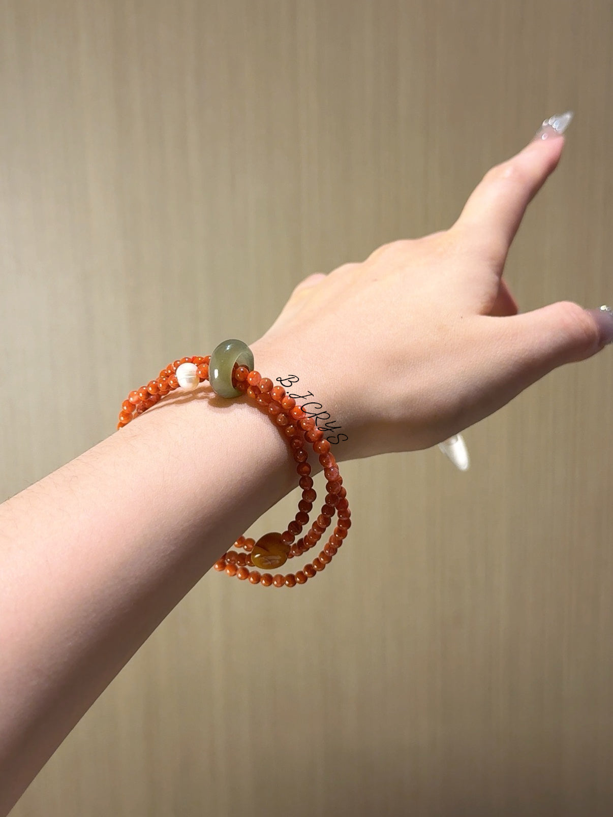 South Agate Wrap Bracelet
