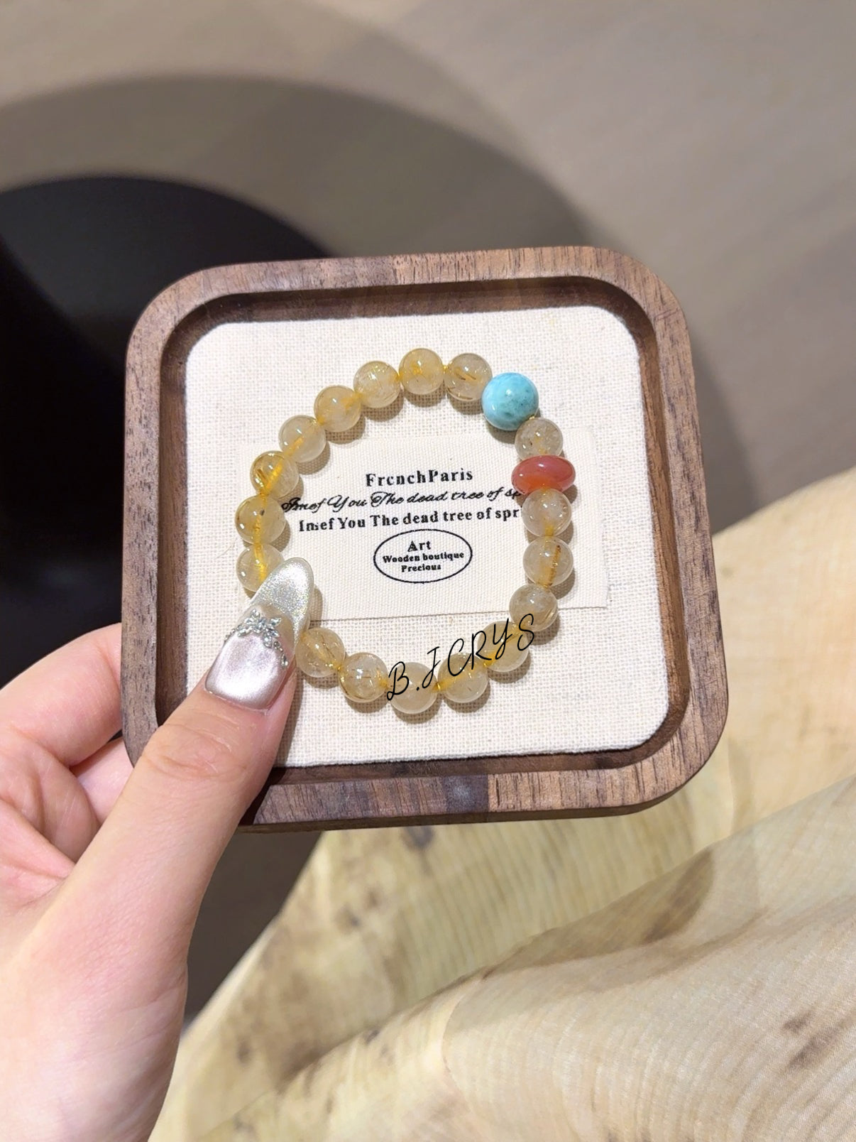 Rutilated Quartz Bracelet