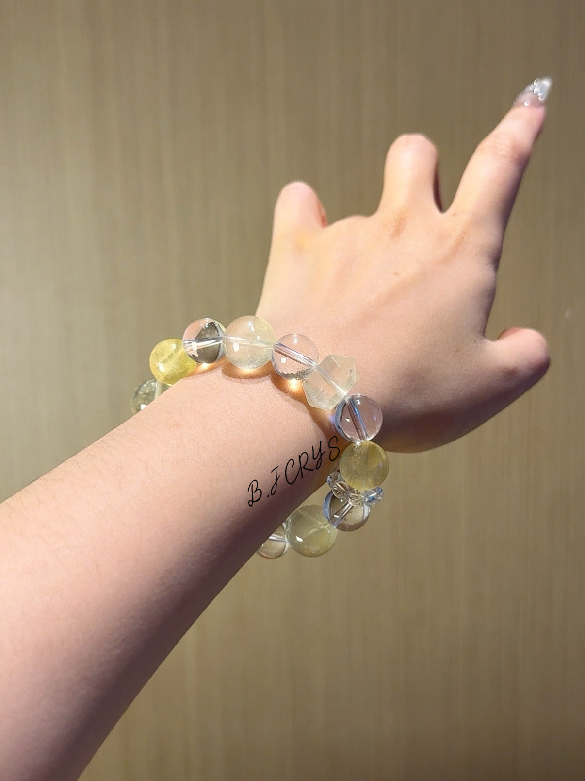 Citrine & Yellow Fluorite Bracelet