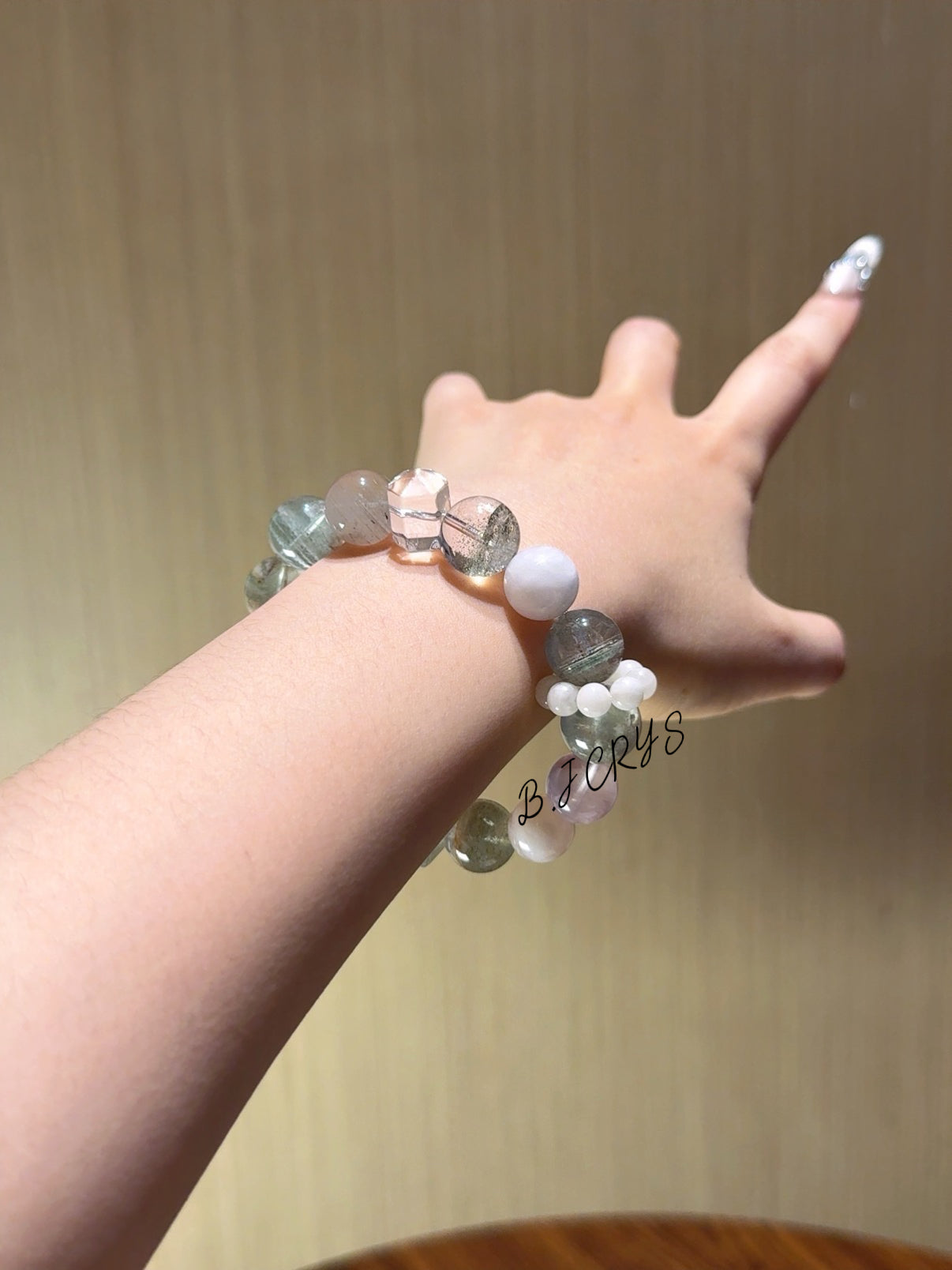 Green Phantom Quartz Bracelet