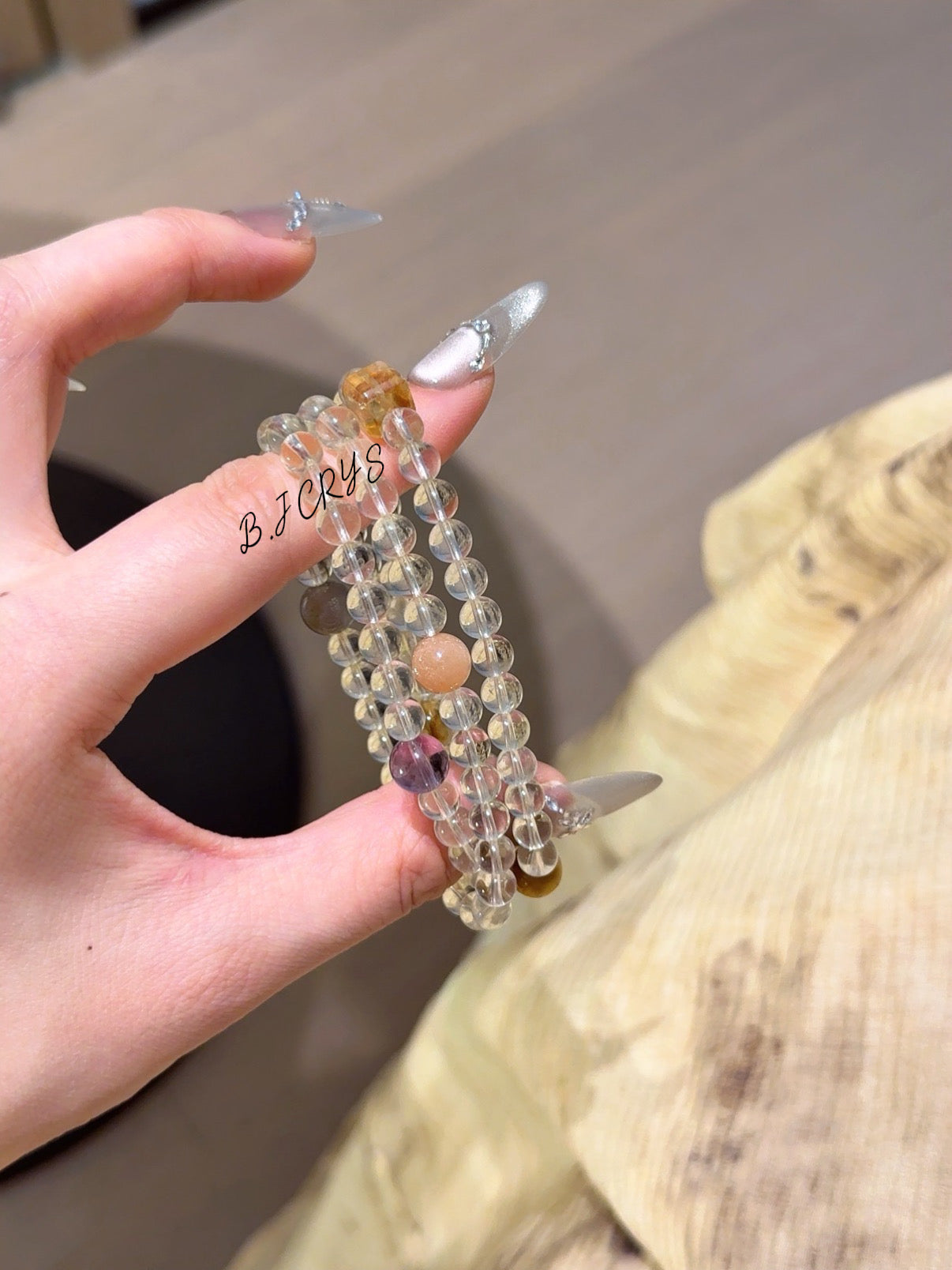 Multi-loop Citrine Bracelet