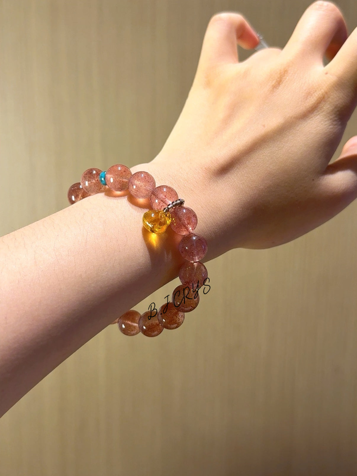 Strawberry Quartz Bracelet