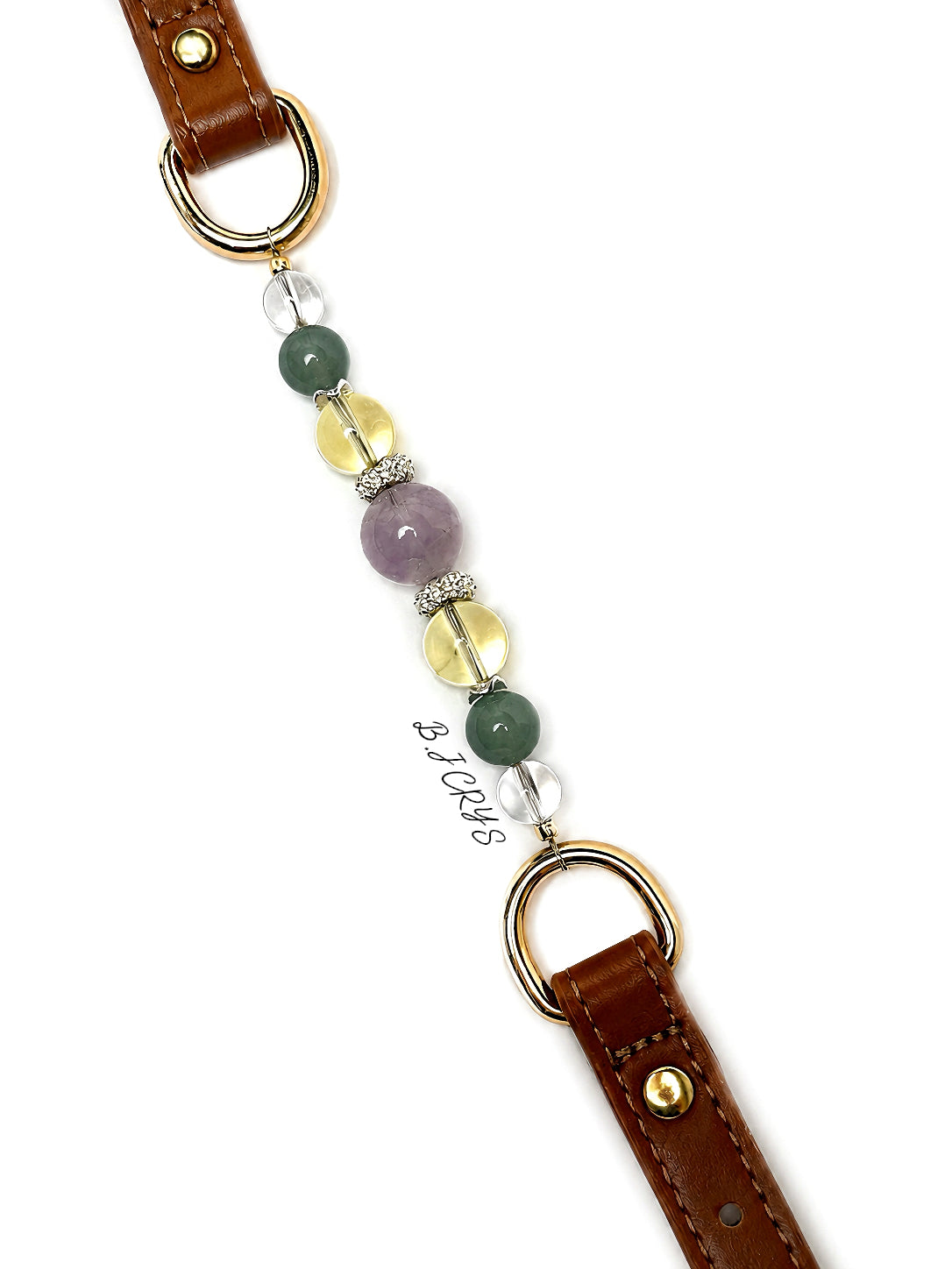 Amethyst Citrine Hetian Jade Pet Collar