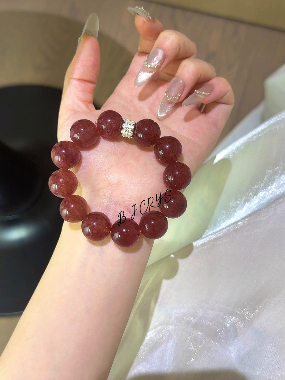Strawberry Quartz Bracelet