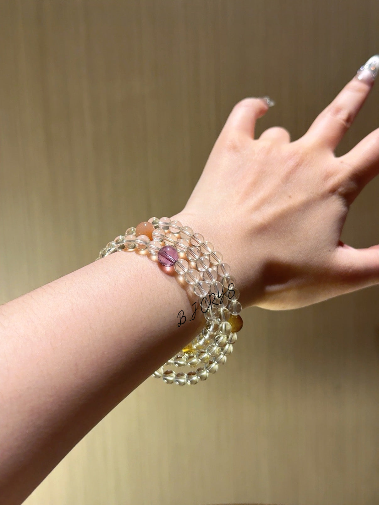 Multi-loop Citrine Bracelet