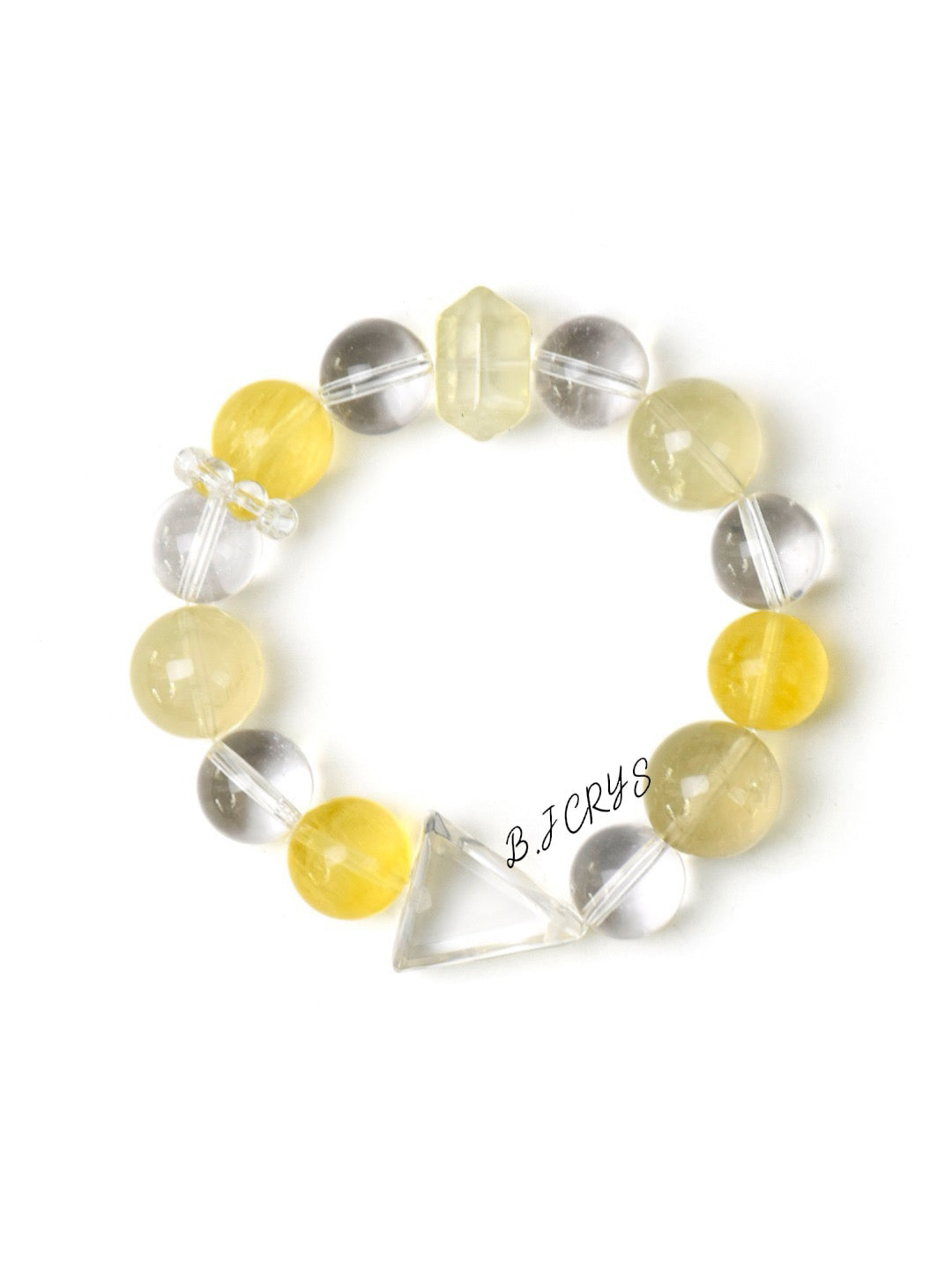 Citrine & Yellow Fluorite Bracelet