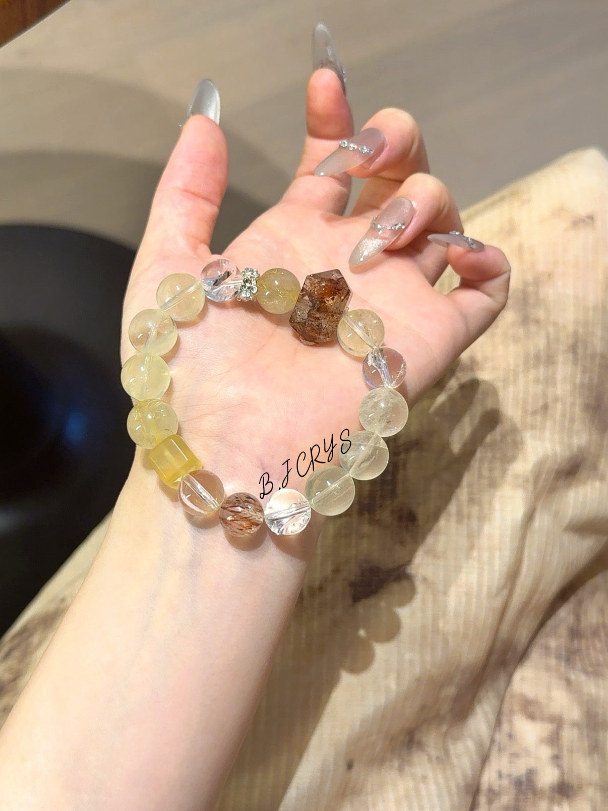 Yellow Mixed Gemstone Bracelet