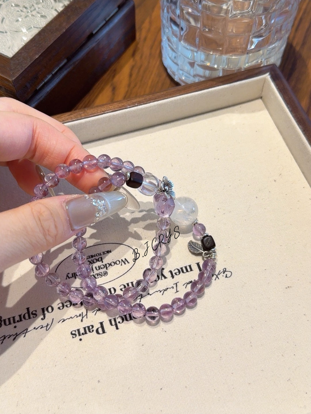 Amethyst Multi-loop Bracelet