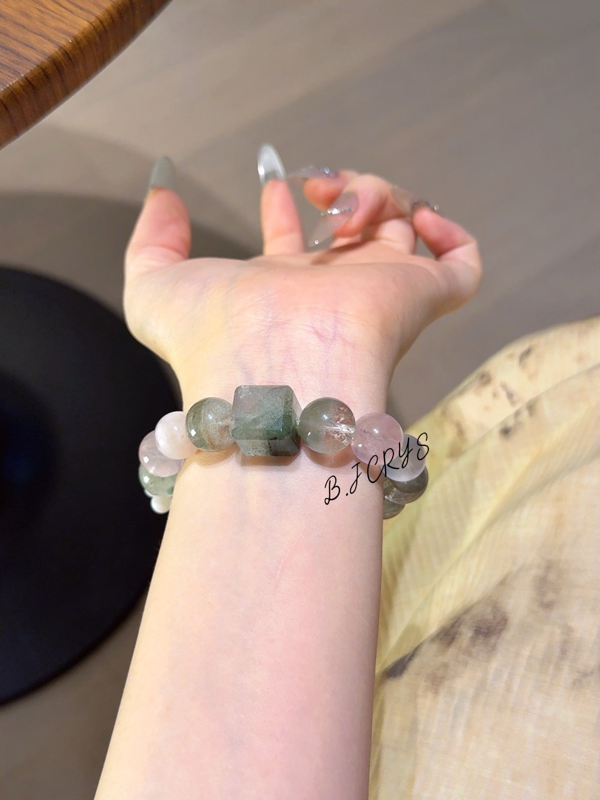Green Phantom Quartz Bracelet