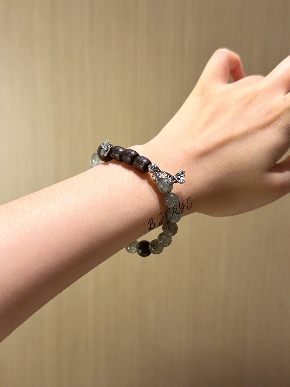Green Phantom & Agarwood Bracelet