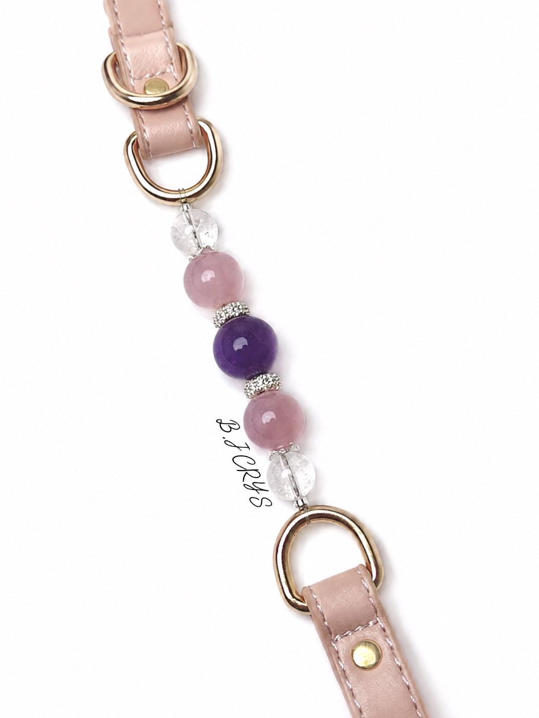 Amethyst Rose Quartz Azeztulite Pet Collar