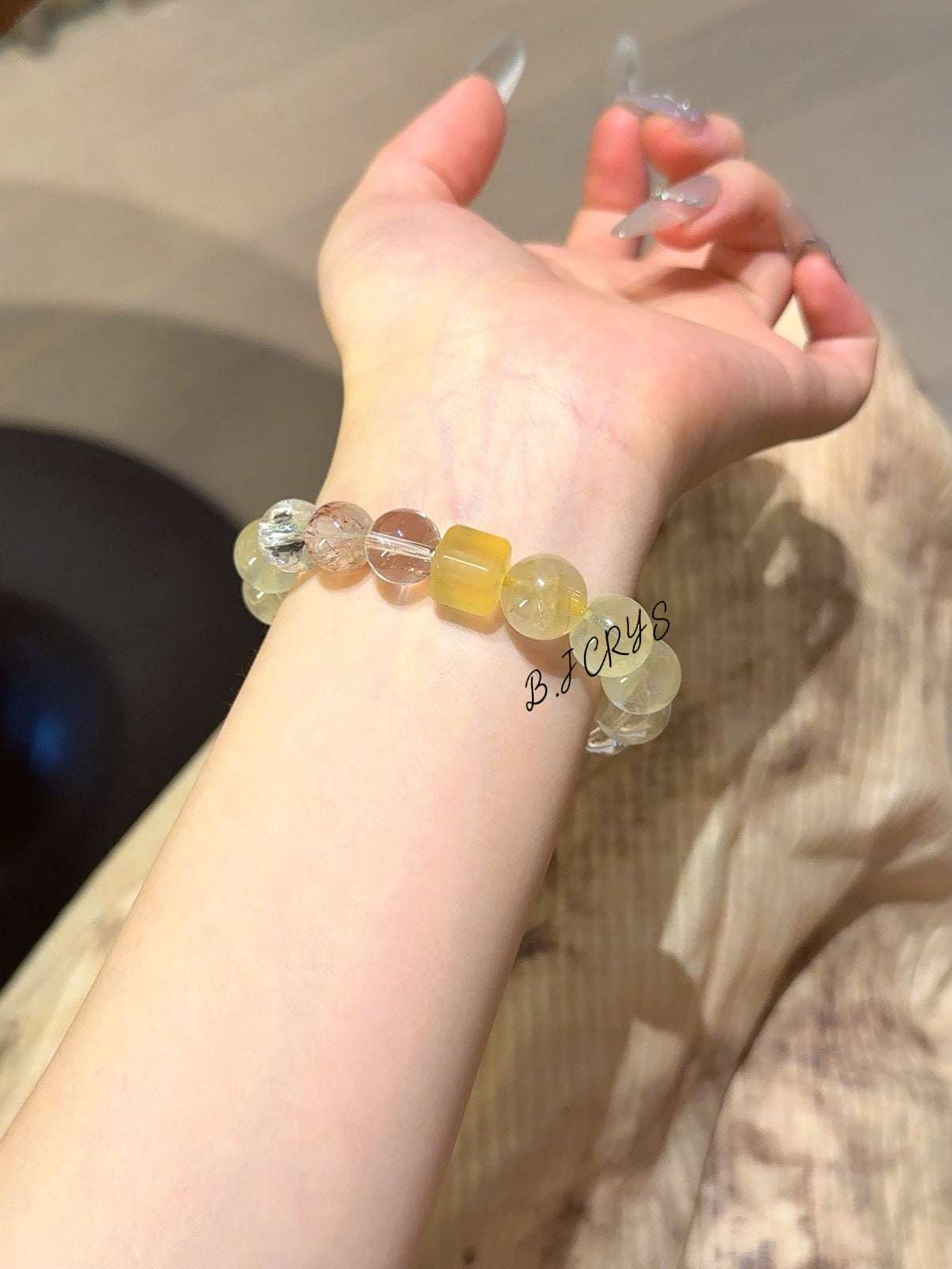Yellow Mixed Gemstone Bracelet