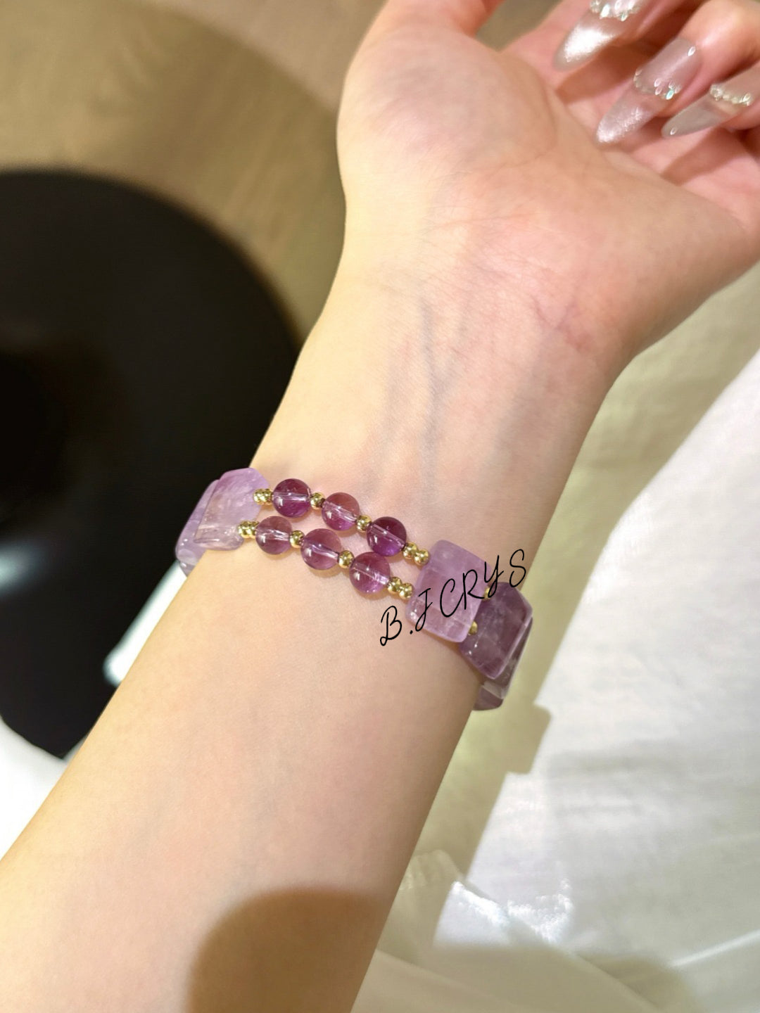 Amethyst Slab Bracelet