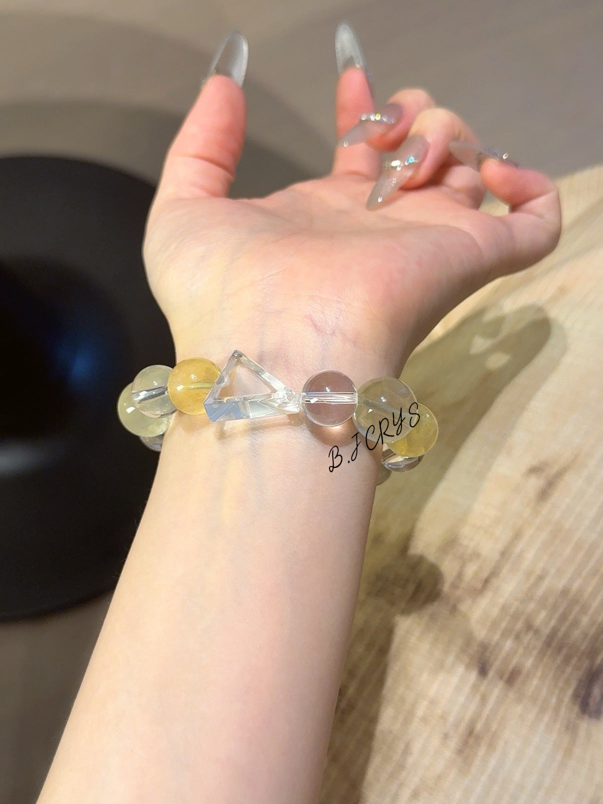 Citrine & Yellow Fluorite Bracelet