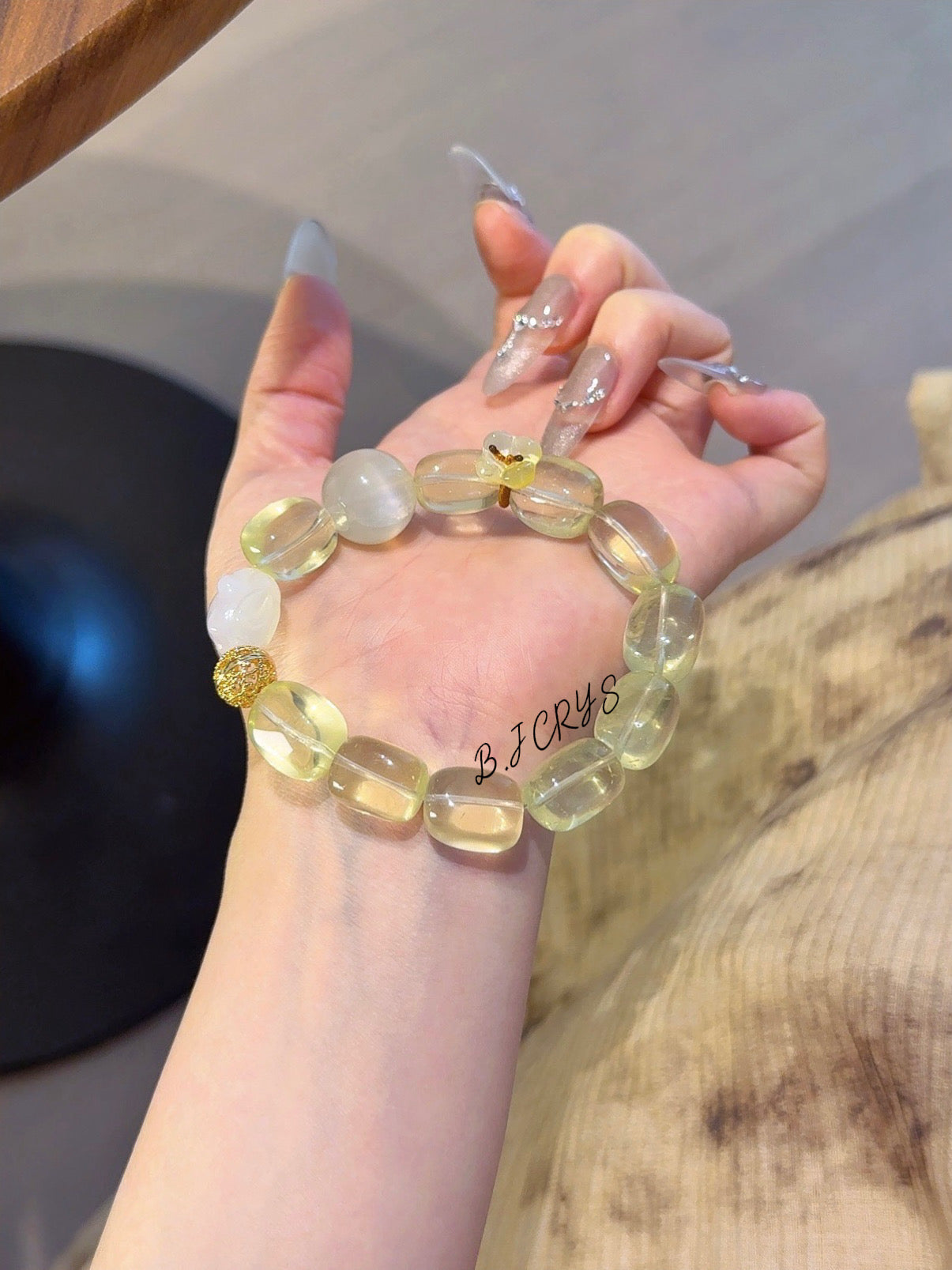 Freeform Citrine Bracelet