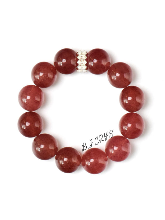 Strawberry Quartz Bracelet