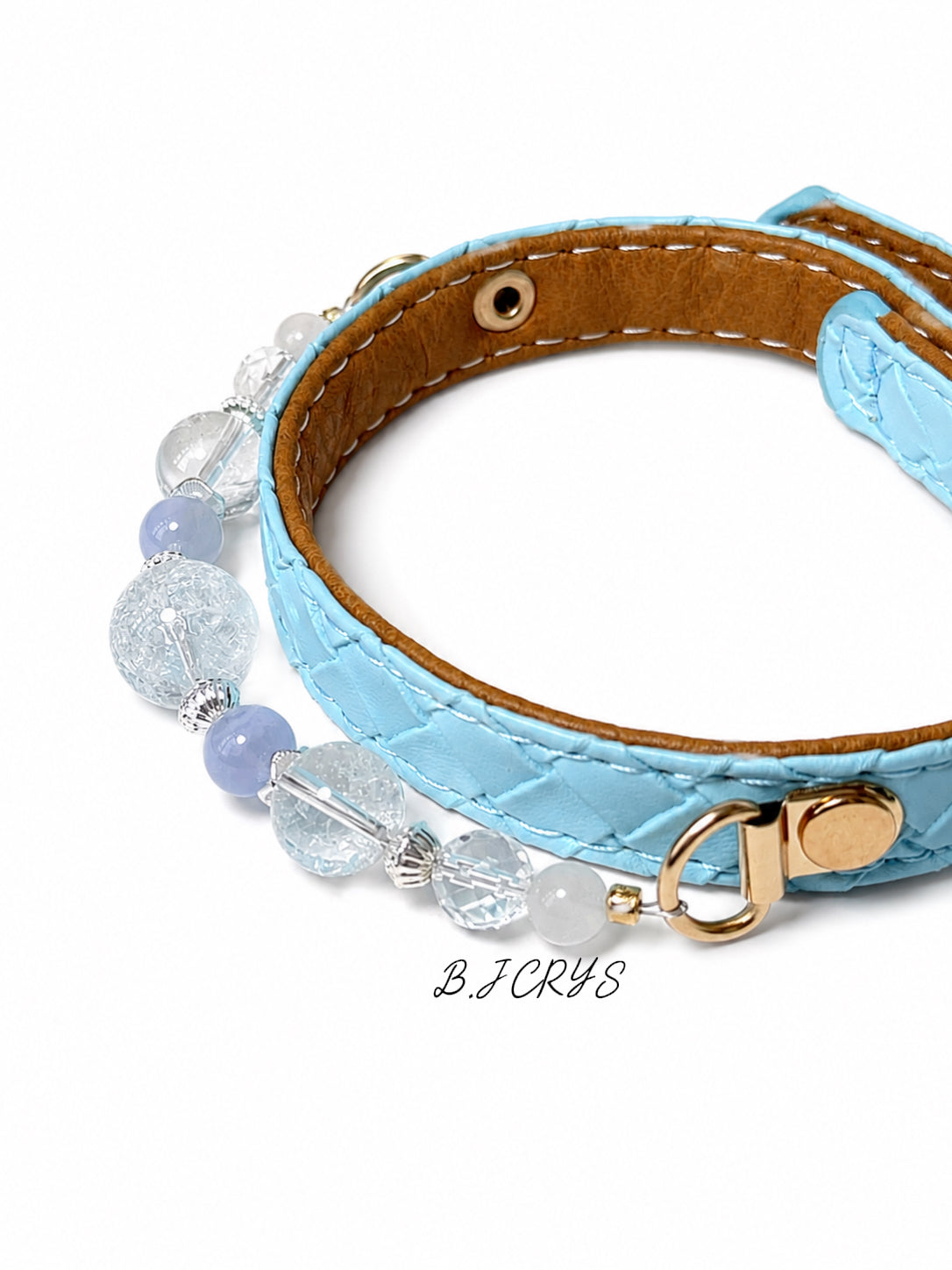 White Azeztulite & Blue Lace Agate Healing Collar