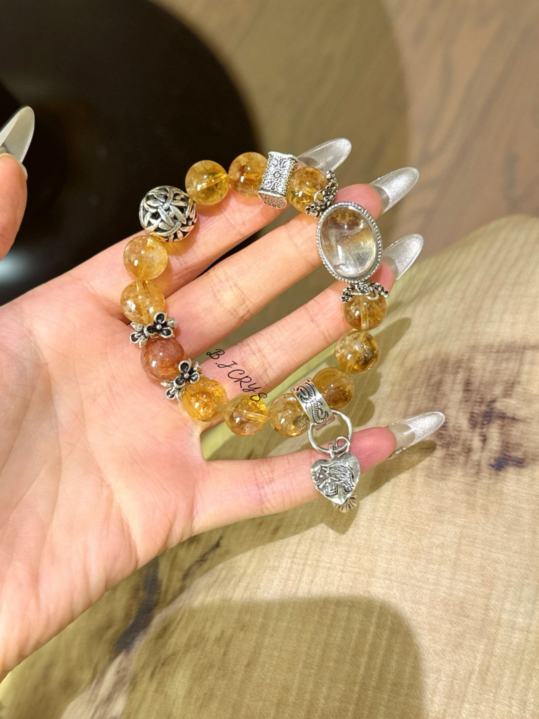 Yellow Crystal Phantom Bracelet