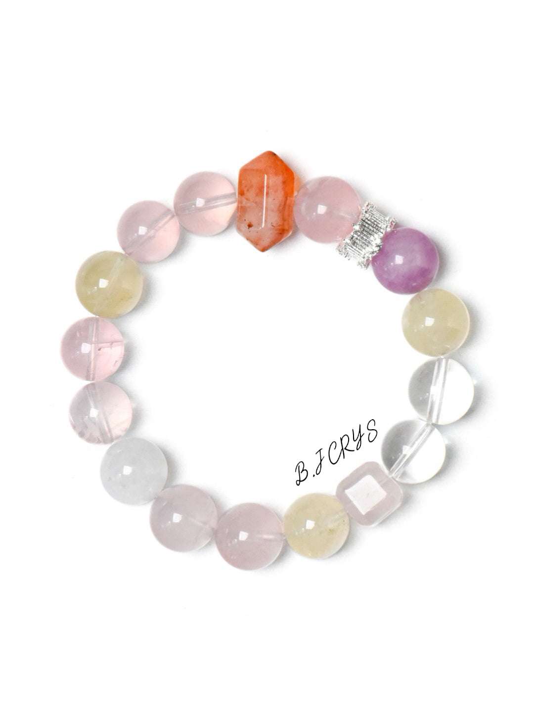 Rose Quartz Double Point Bracelet