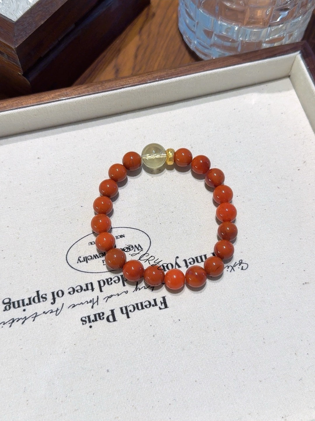South Red Agate Bracelet