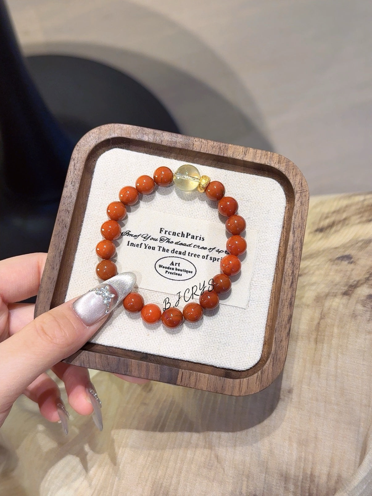 South Red Agate Bracelet
