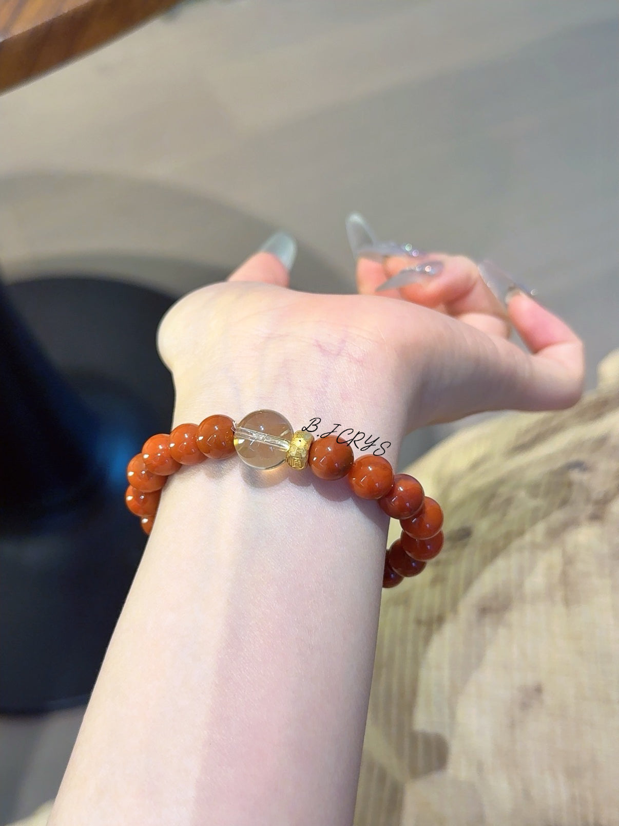 South Red Agate Bracelet