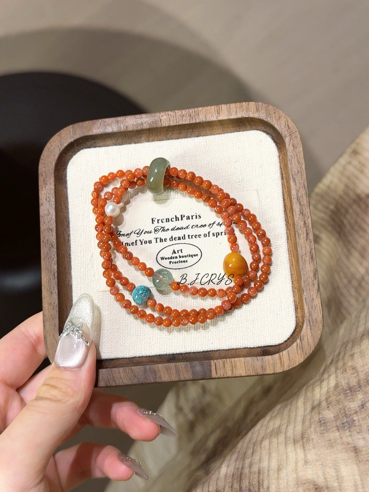 South Agate Wrap Bracelet
