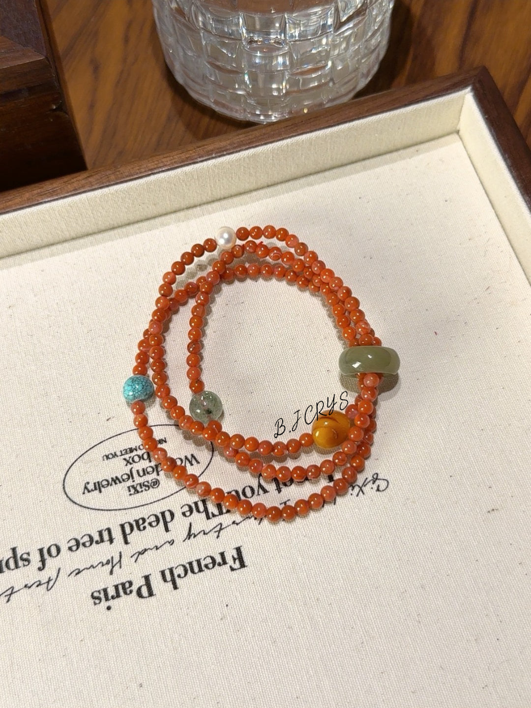 South Agate Wrap Bracelet