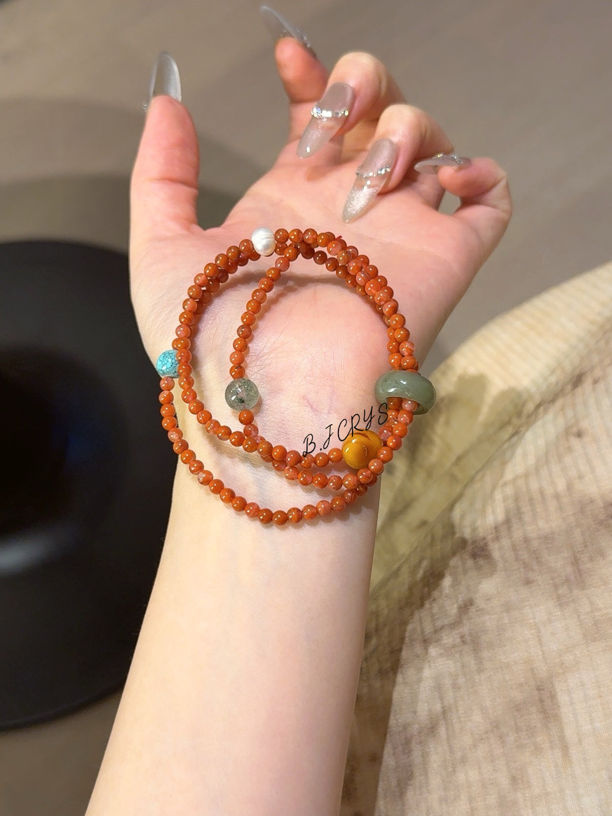 South Agate Wrap Bracelet