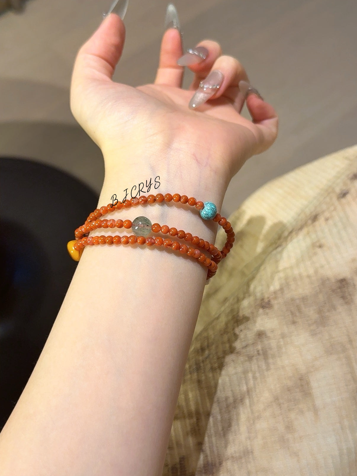 South Agate Wrap Bracelet