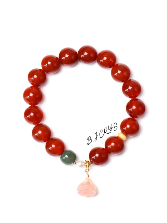Red Agate Bracelet