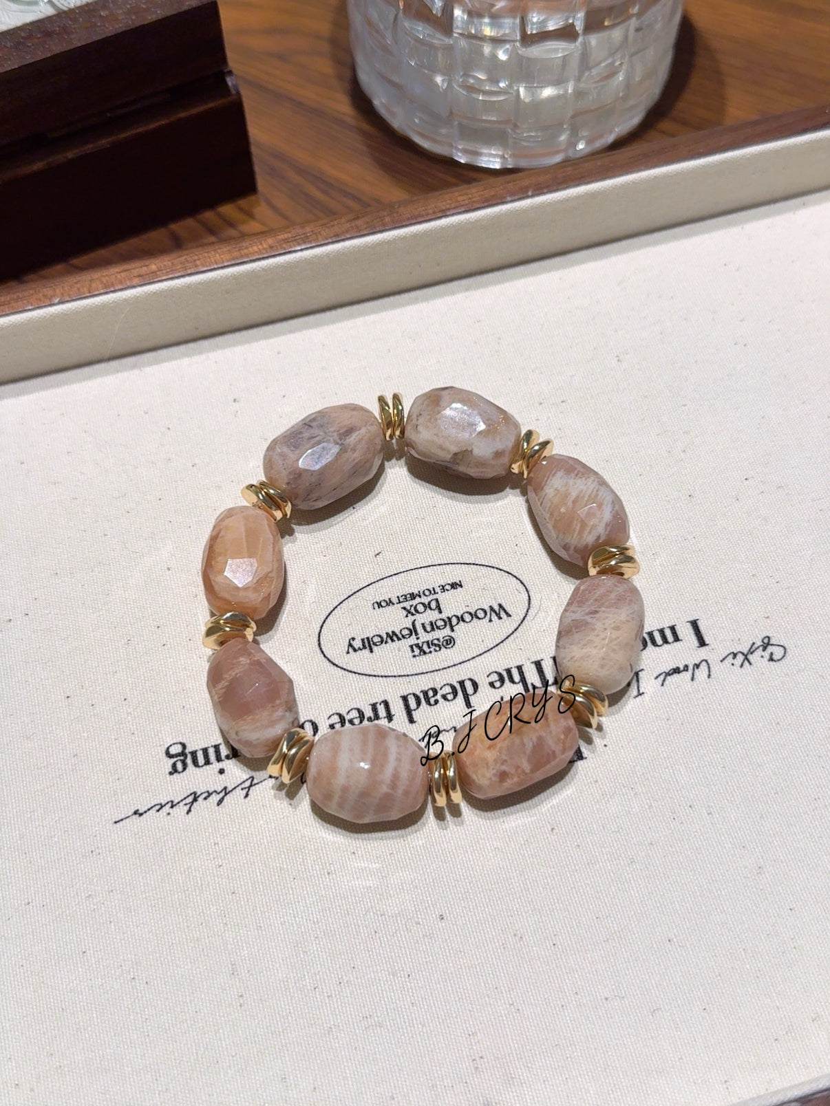Sunstone Freeform Bracelet