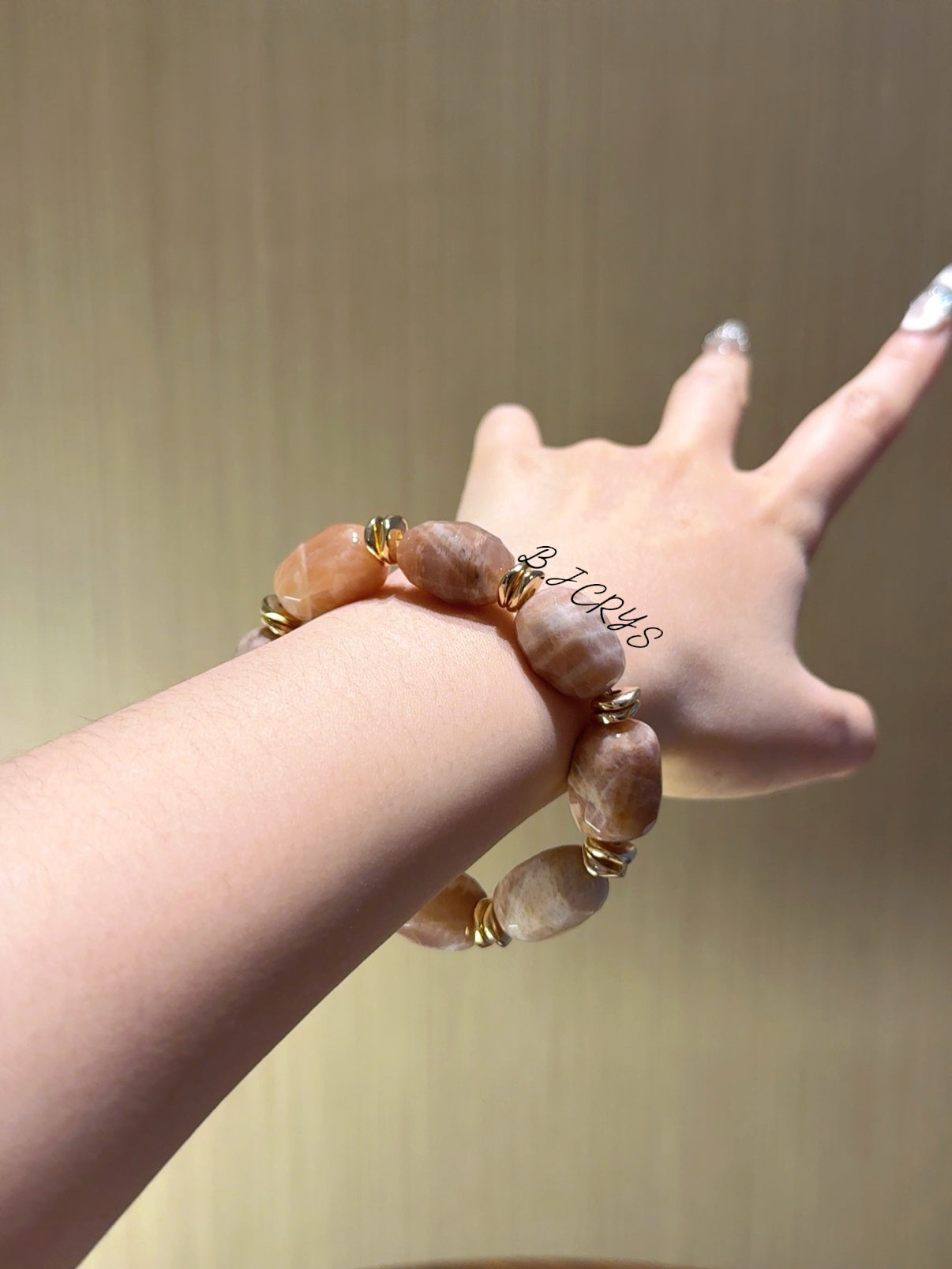 Sunstone Freeform Bracelet