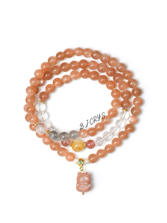 Sunstone Multi-Layer Bracelet