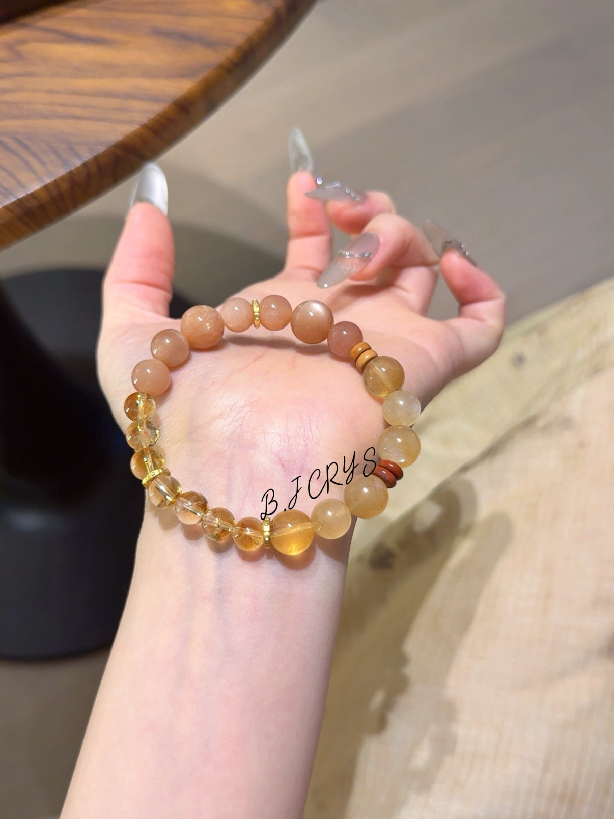 Yellow Phantom Quartz & Anderson Bracelet