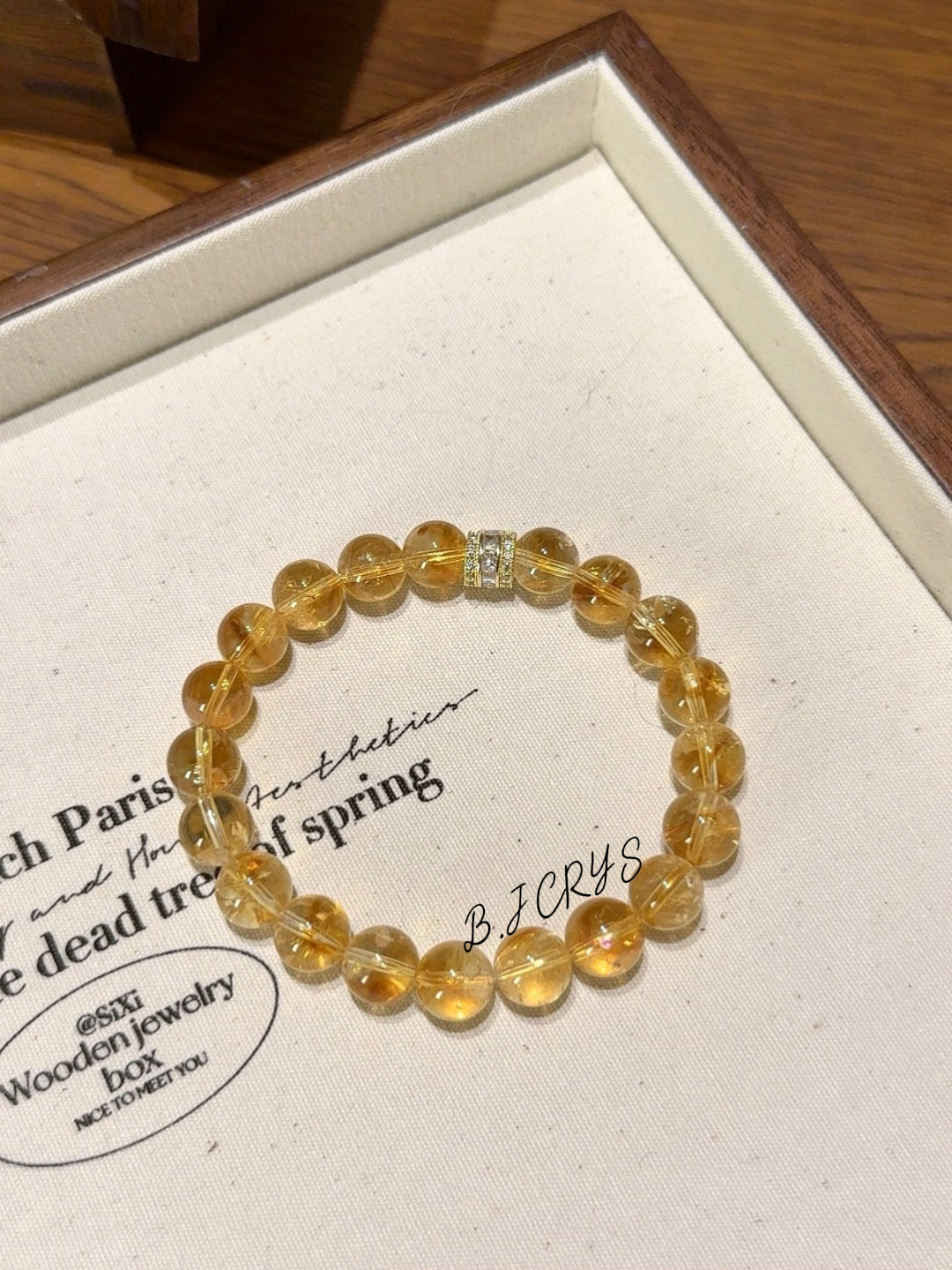 Yellow Azeztulite Bracelet
