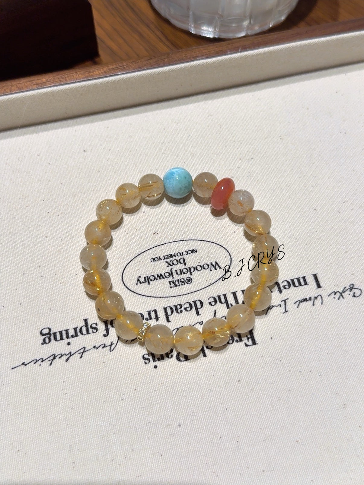 Rutilated Quartz Bracelet