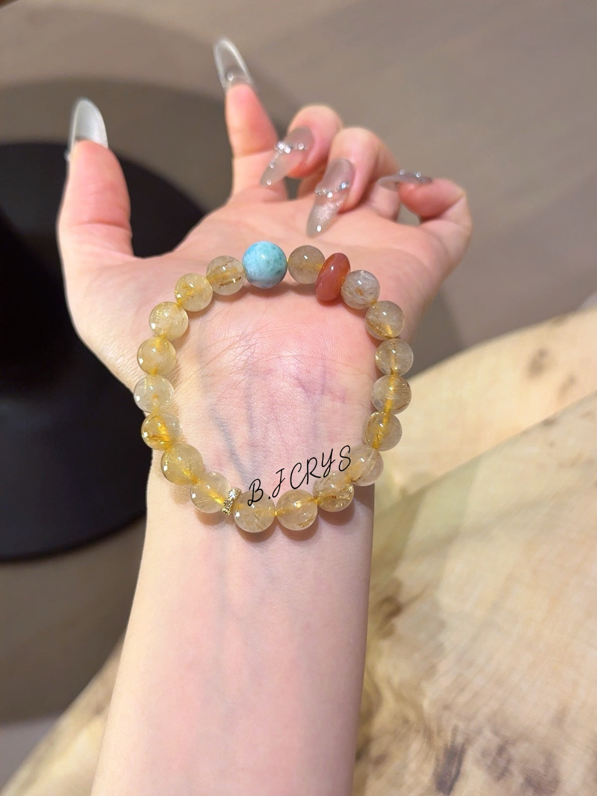 Rutilated Quartz Bracelet