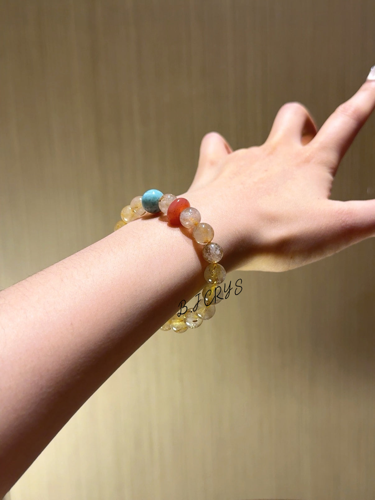 Rutilated Quartz Bracelet