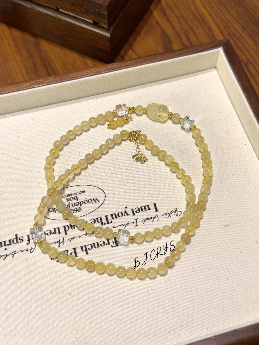 Golden Rutilated Quartz Multi-Layer Bracelet