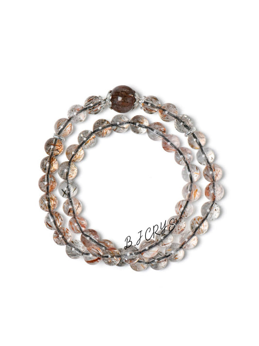 Black Gold Super Seven Double-Layer Bracelet