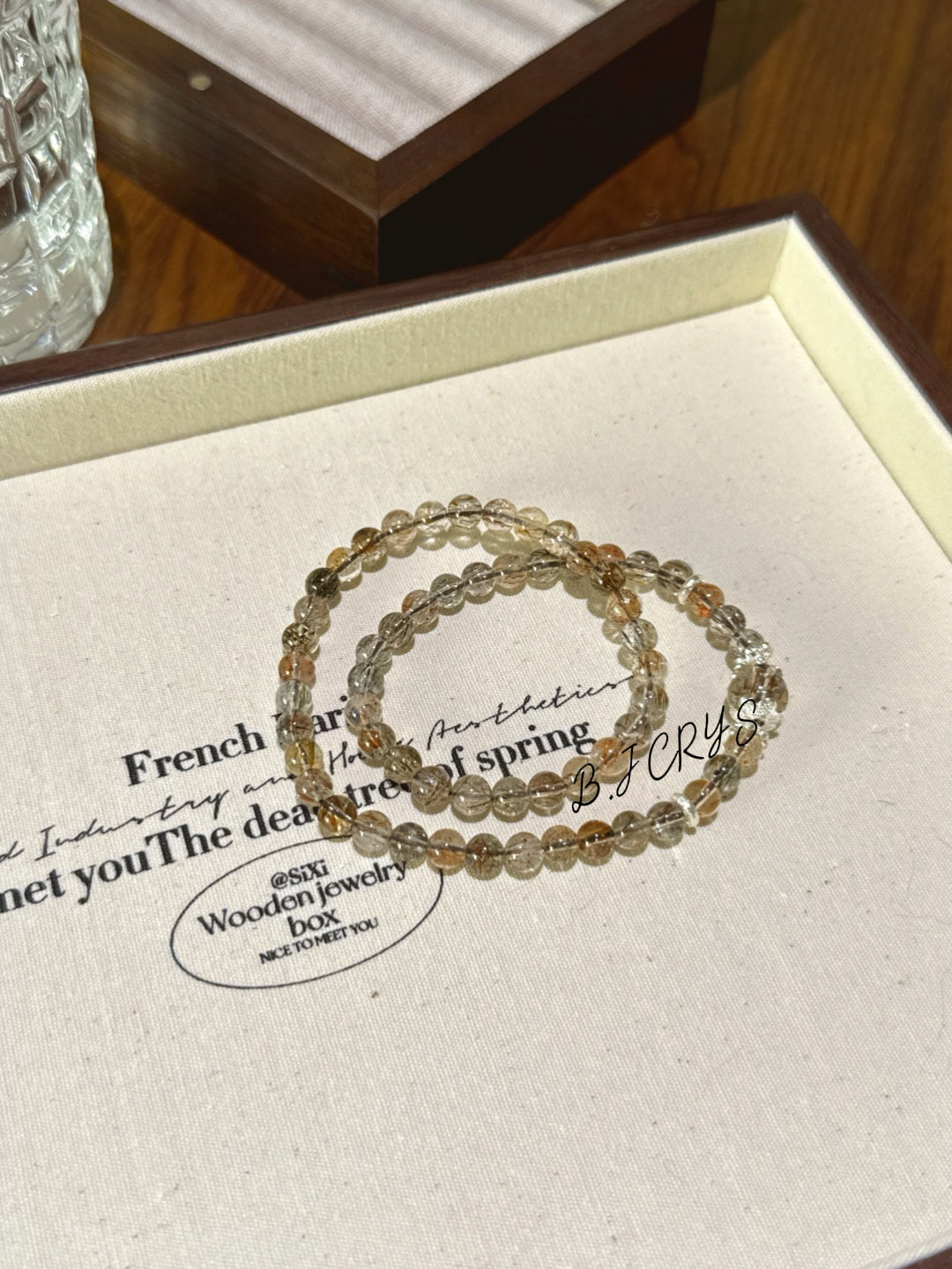 Black Gold Super Seven Double-Layer Bracelet