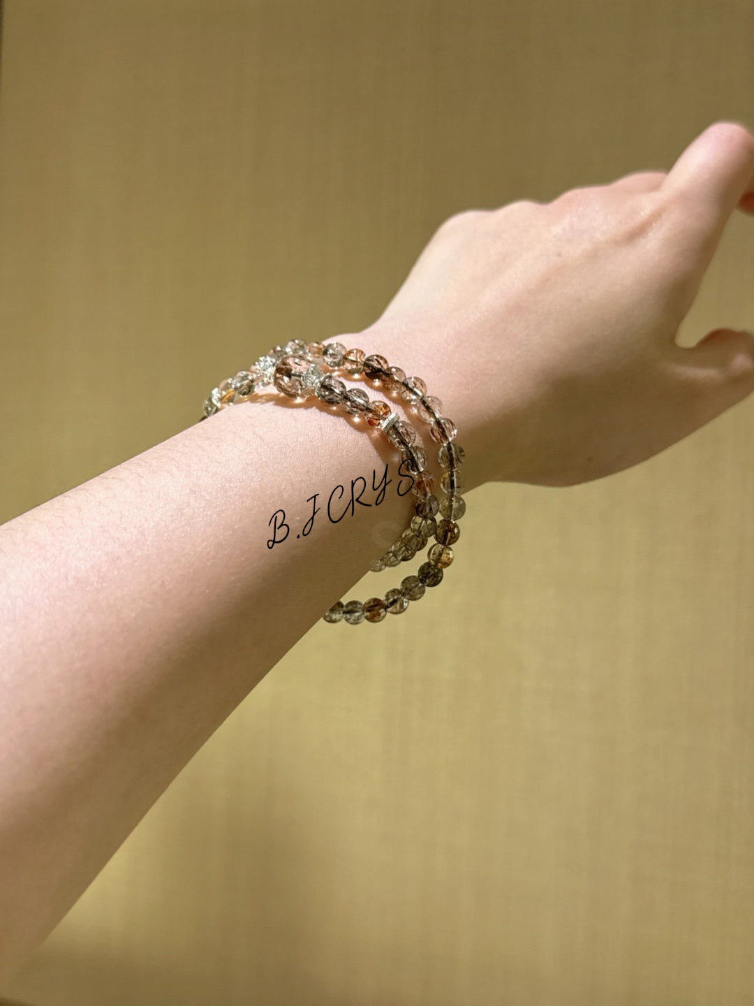Black Gold Super Seven Double-Layer Bracelet