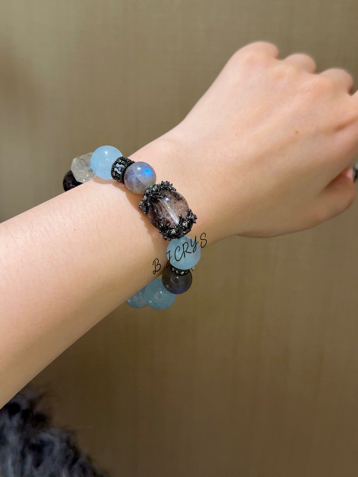 Blue Chalcedony Multi-Gem Bracelet