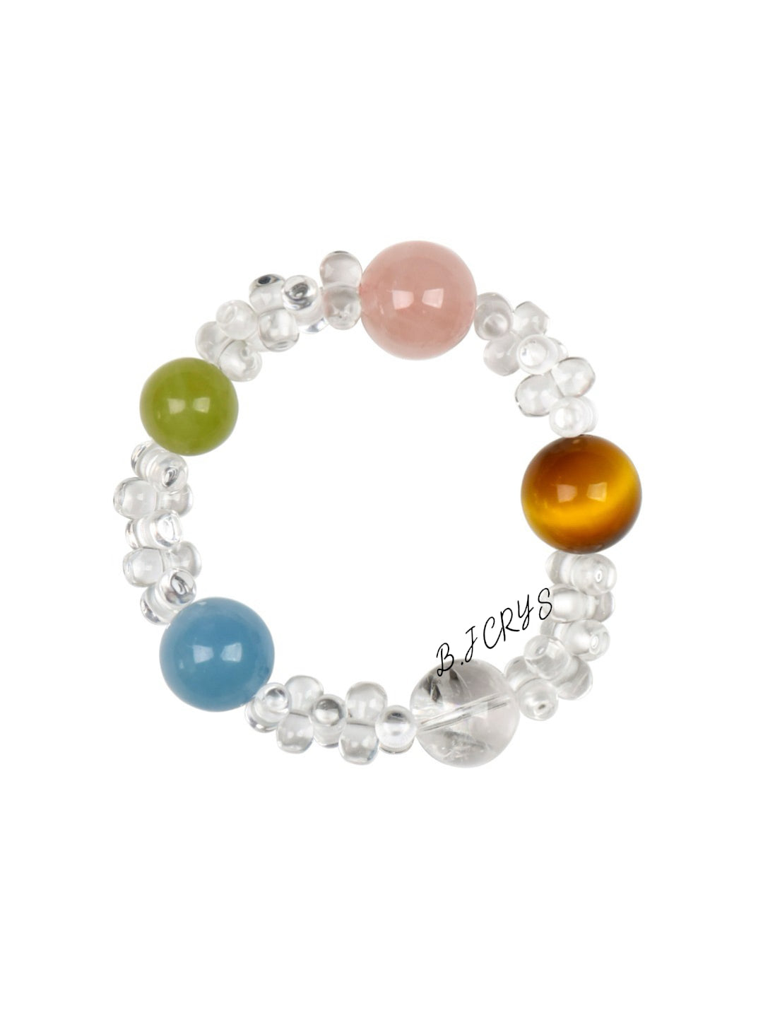 Clear Quartz Five Elements Bracelet