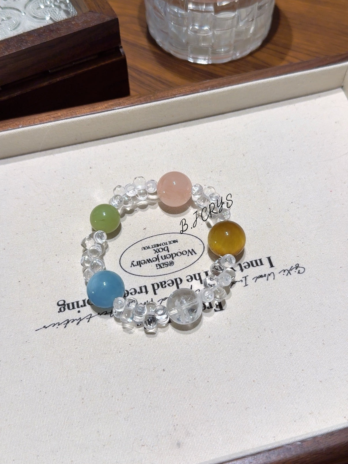Clear Quartz Five Elements Bracelet