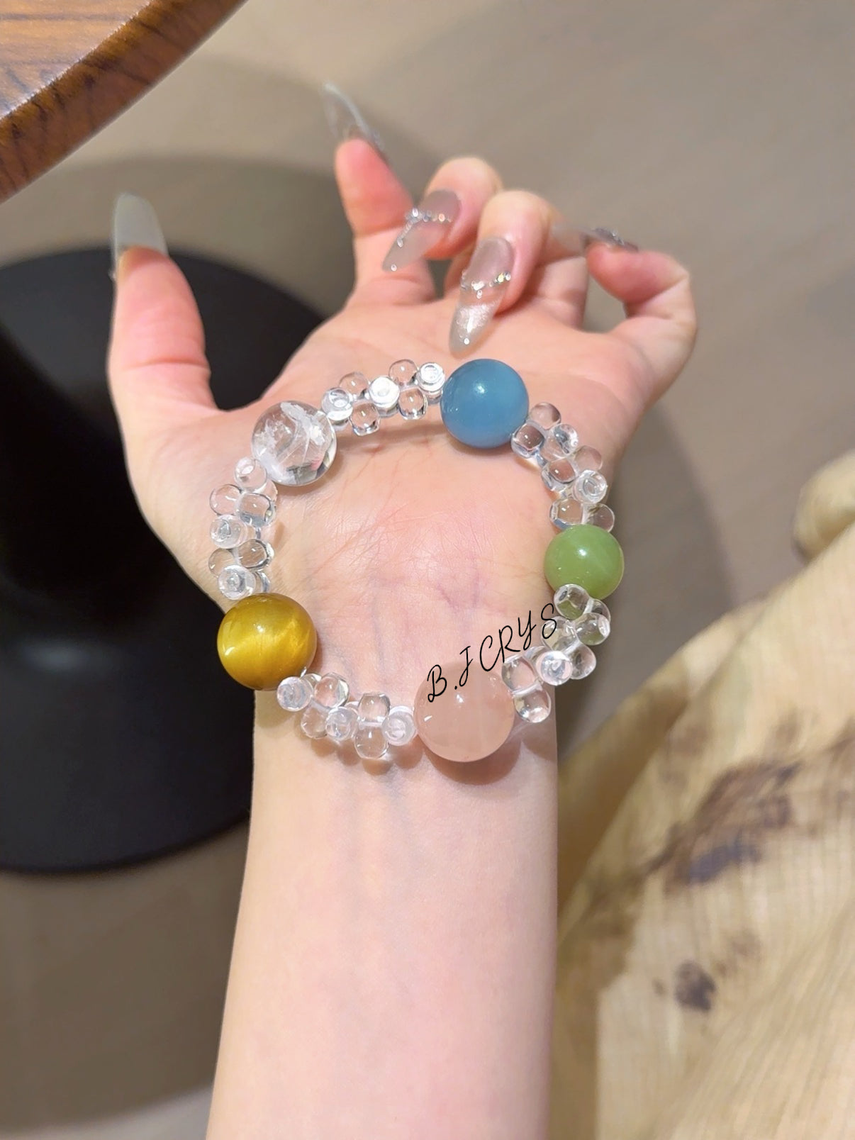 Clear Quartz Five Elements Bracelet