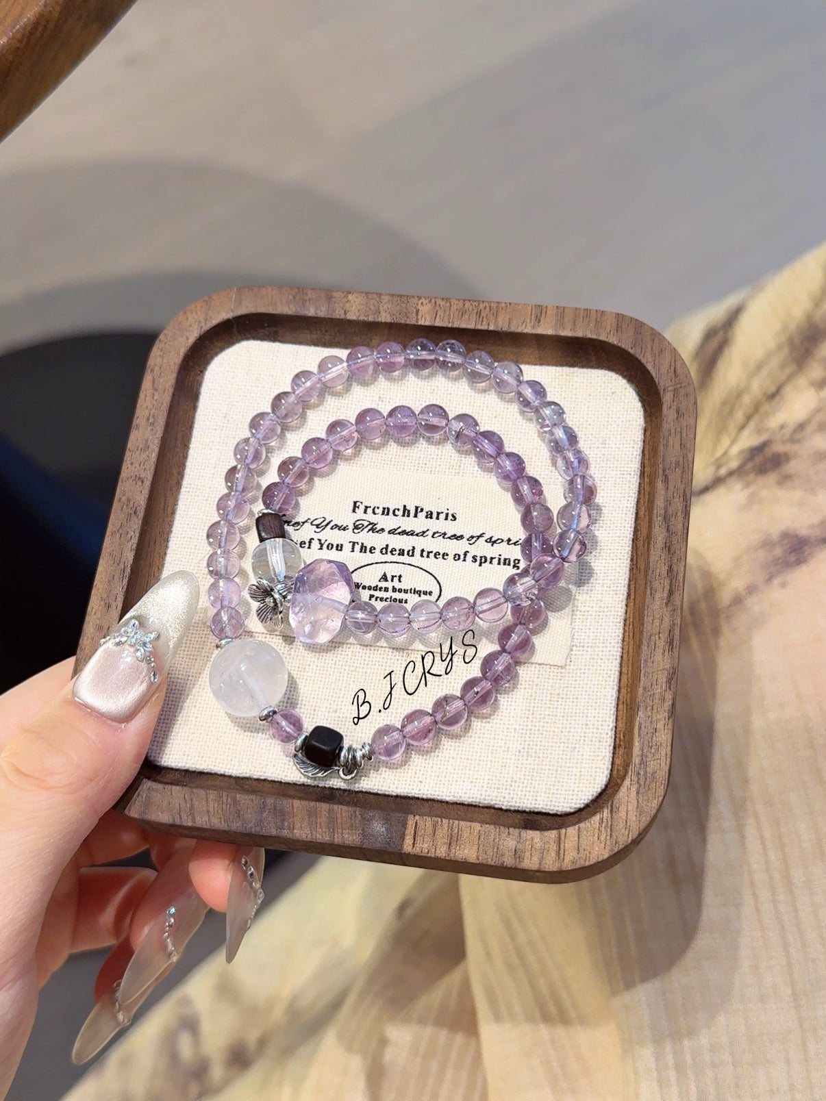 Amethyst Multi-loop Bracelet