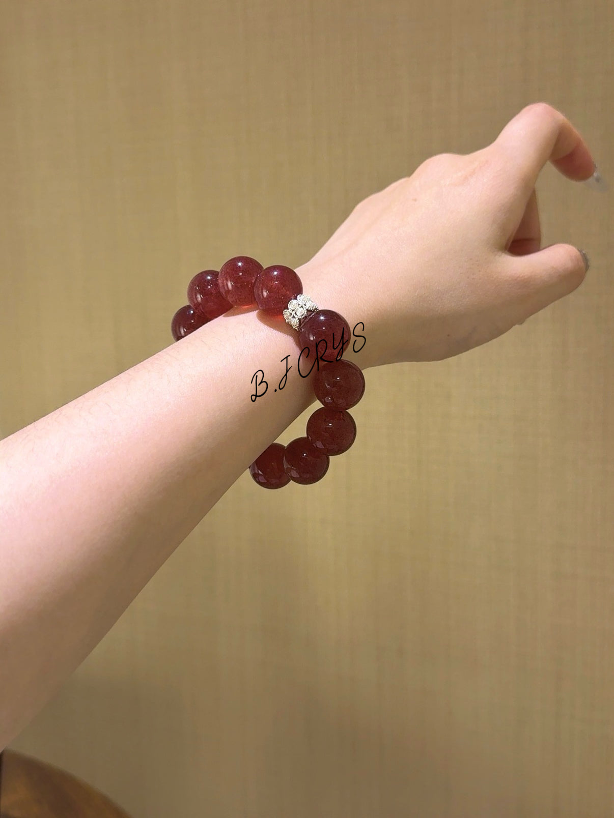 Strawberry Quartz Bracelet